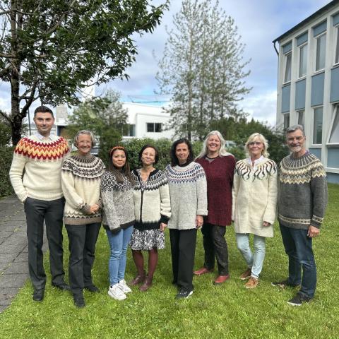 Rannsóknarhópurinn sem koma að ráðstefnunni